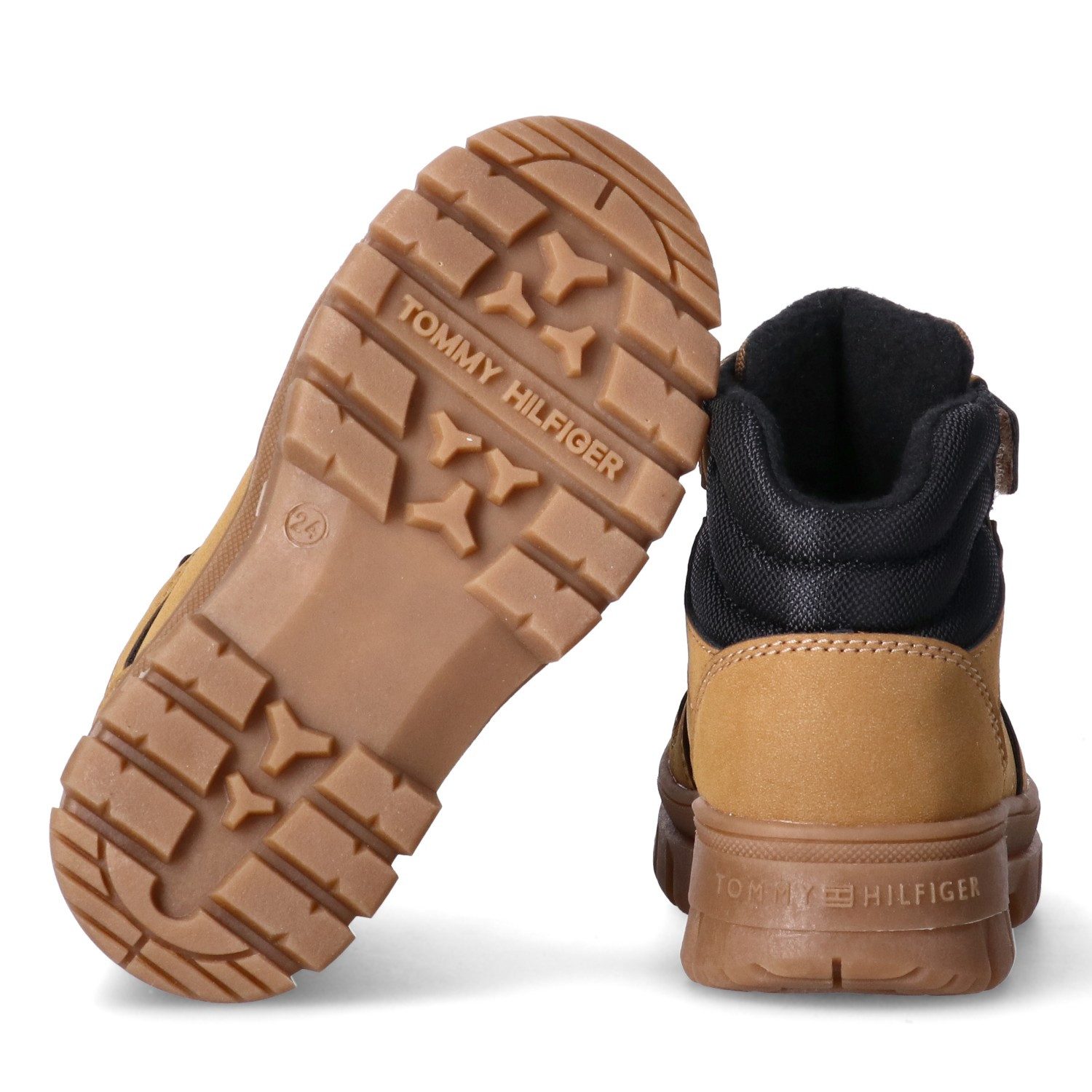 Tommy Hilfiger Schnürboots Casual-Boots, Herbstboots mit praktischem Klettverschluss