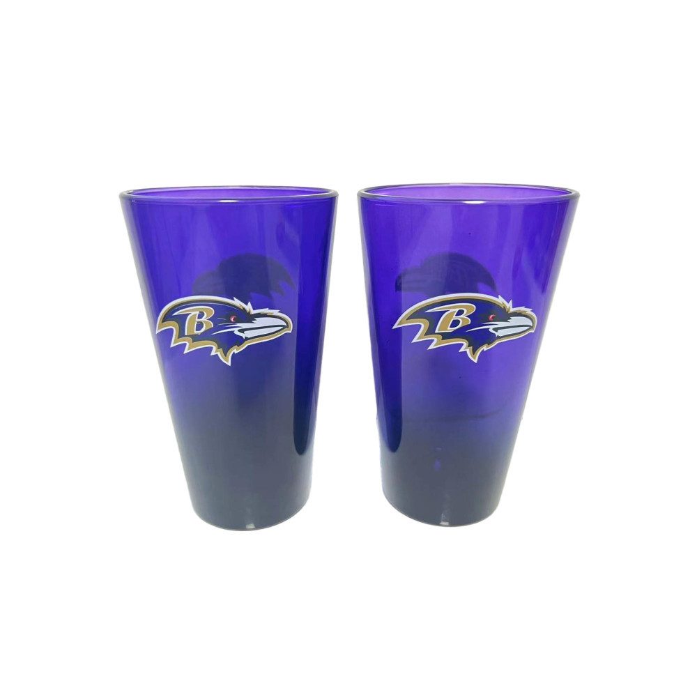 Baltimore Ravens Glas Baltimore Ravens Pint Glass 2er-Set, Glas