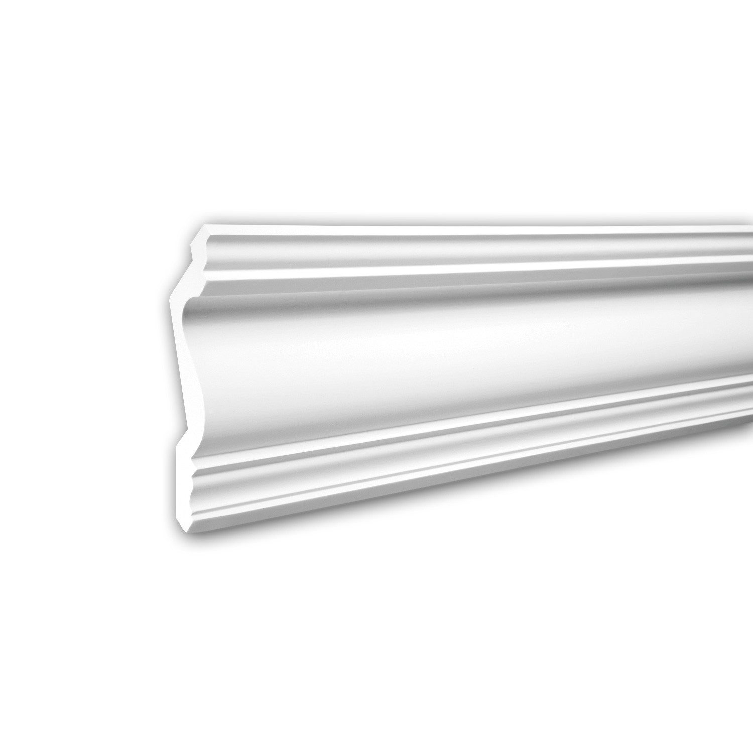 Profhome Flexprofil 150134F flexible Eckleiste Stuckleiste aus flexiblem Polyurethan 2 m (Profilleiste, 1-St., Flexible Eckleiste, Stuckleiste, Zierleiste, 2 m), Profilleiste