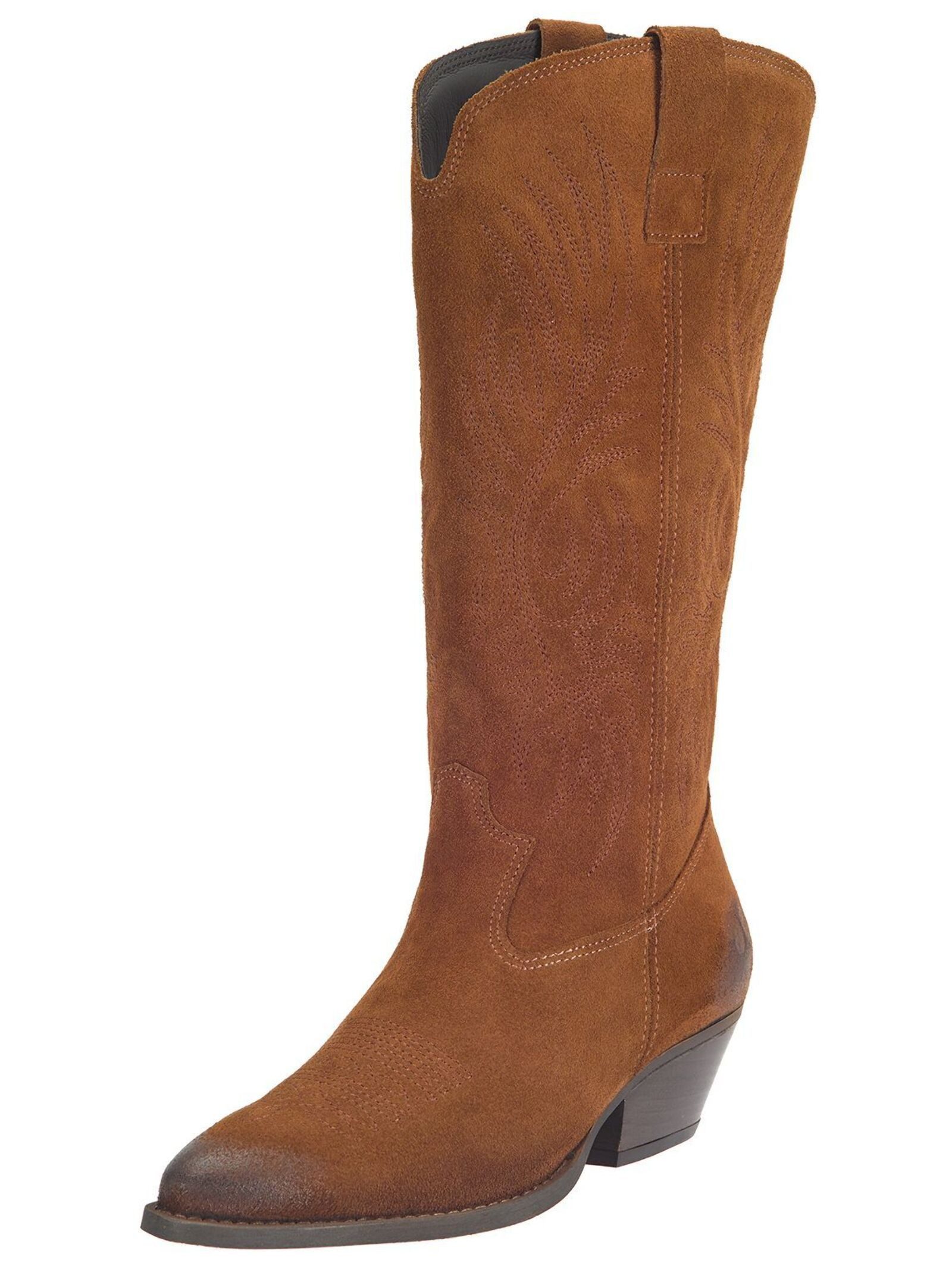 Felmini Stiefel Veloursleder . Bikerboots