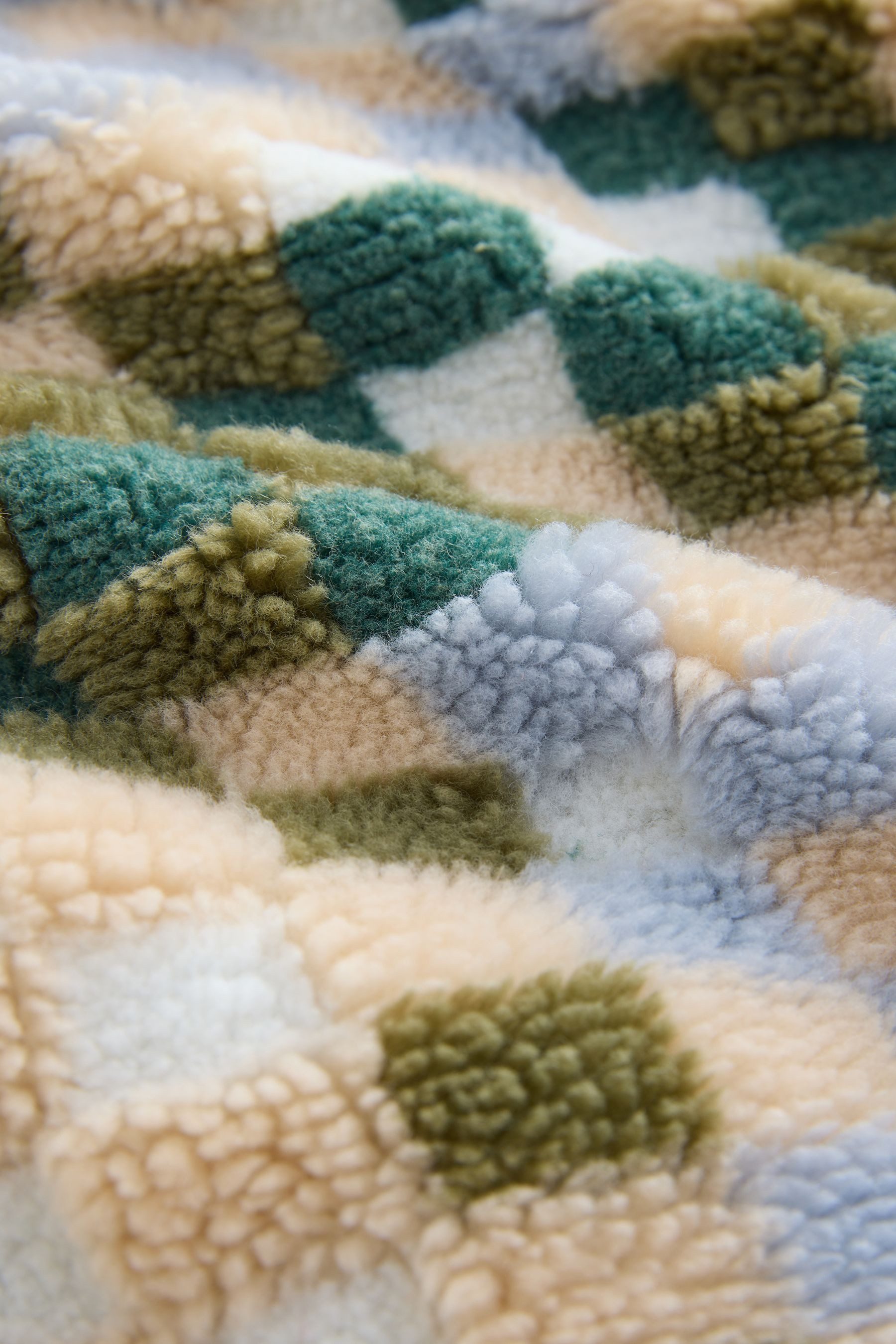 Next Fleecejacke Gewebte Polyester-Jacke mit Knopfleiste günstig online kaufen