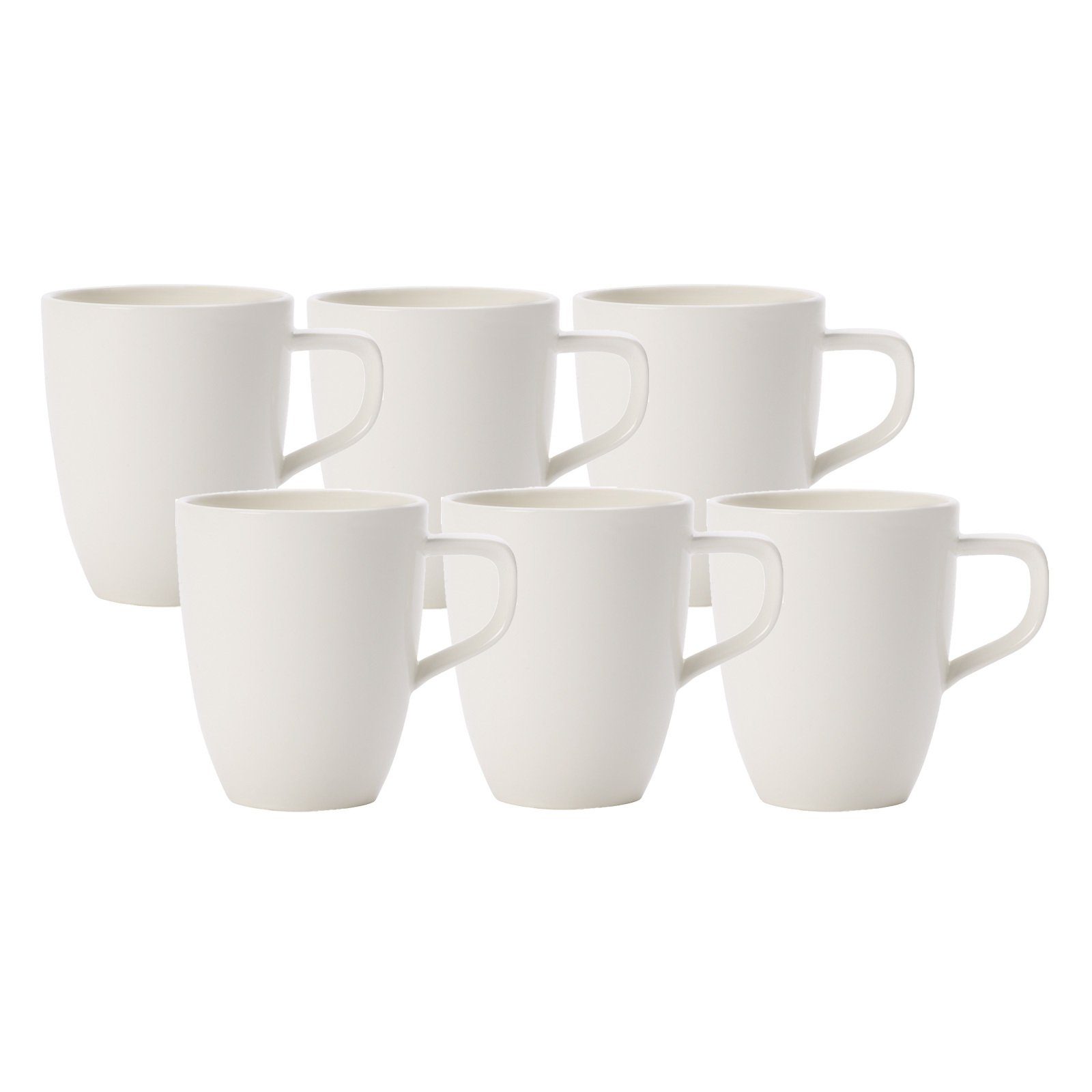 Villeroy & Boch Becher Artesano Original Kaffeebecher 380 ml 6er Set, 6-tlg., Porzellan