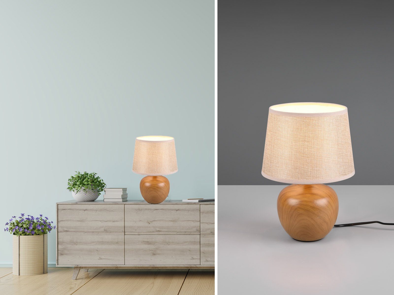 Reality Leuchten LED Nachttischlampe, Dimmfunktion, LED günstig online kaufen