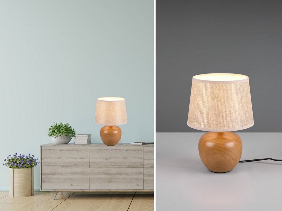 Wohn Schlaf Zimmer Raum Leuchten Nacht Tisch Lese Lampen Stoff Schwarz/Bronze Wohn Schlaf Zimmer Raum Leuchten Nacht Tisch Lese Lampen Stoff Schwarz/Bronze