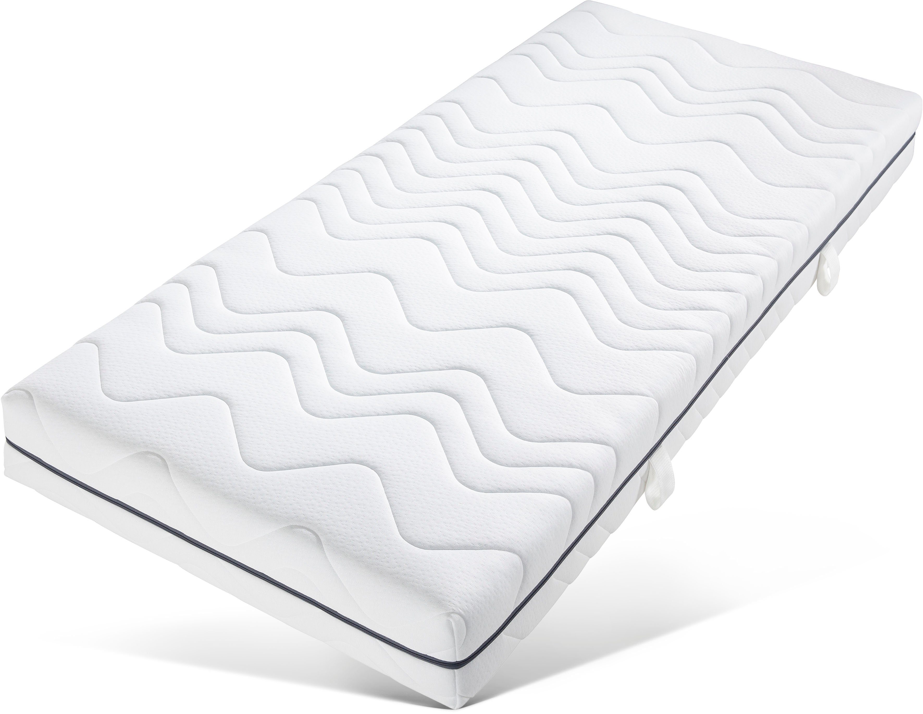 Taschenfederkernmatratze Tulani, Matratze in 90x200 cm, 140x200 cm und weiteren Größen, fan, 24 cm hoch, 530 Federn bei Gr. 100x200 cm - atmungsaktive Matratze