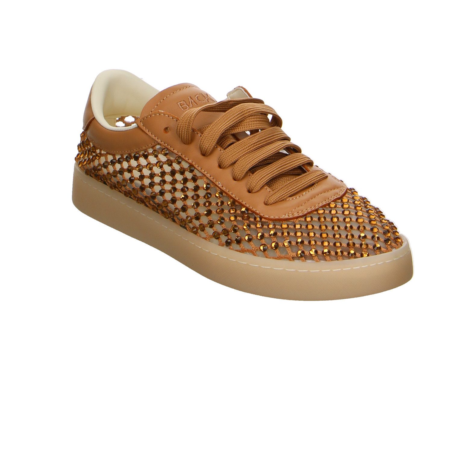 Back 70 Back 70 Starss Big Smart Metallic, Glanzleder Schnürschuhe braun Schnürschuh