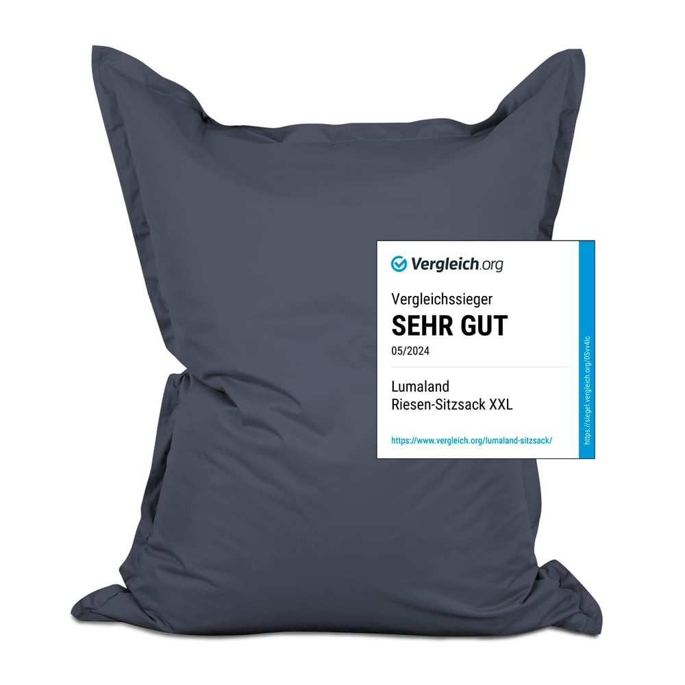 Lumaland Sitzsack XXL Bean Bag Riesen-Sitzkissen günstig online kaufen