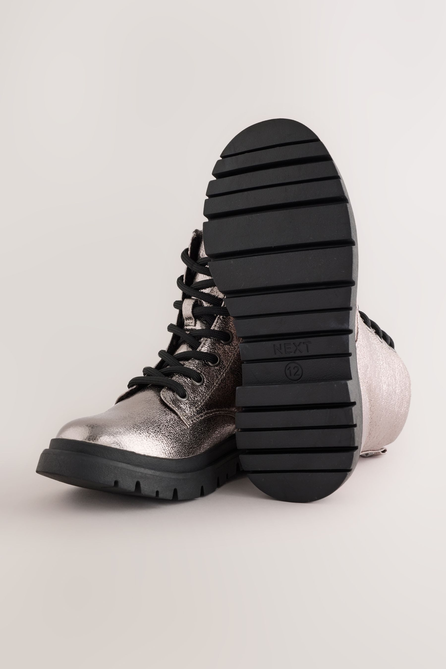 Next Warm gefütterte Schnürstiefel Schnürstiefel – Bild 4 von 5