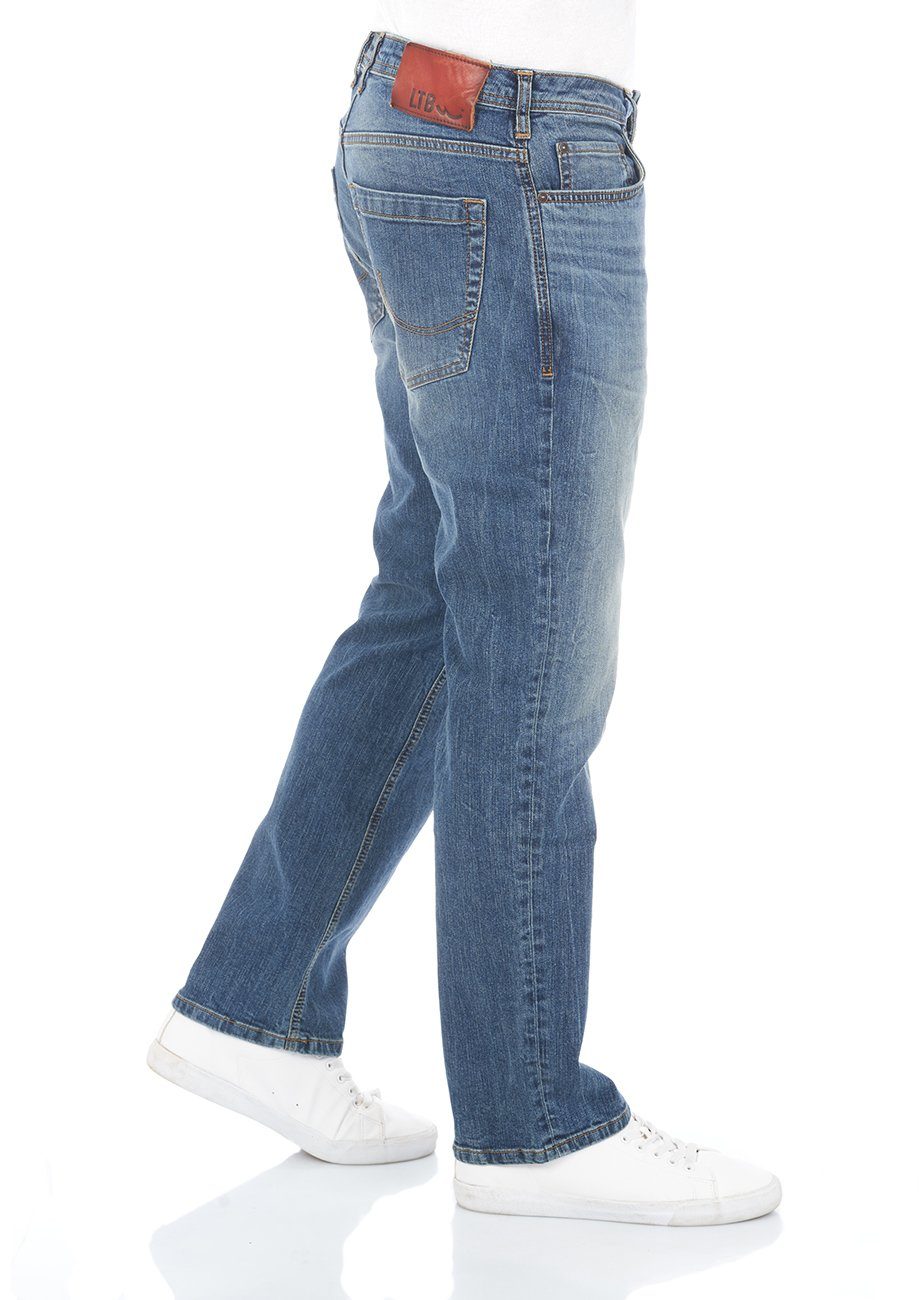 (51533) mit Stretch PaulX Jeanshose Wash LTB Regular Herren Hose Relax-fit-Jeans Denim Fit Sion