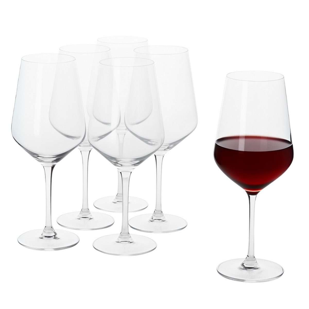 Alpina Weinglas alpina Weingläser 53cl - 6 Teilig, Glas