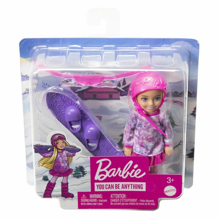 Mattel® Handpuppe Barbie Winter Chelsea Pop Snowboarder