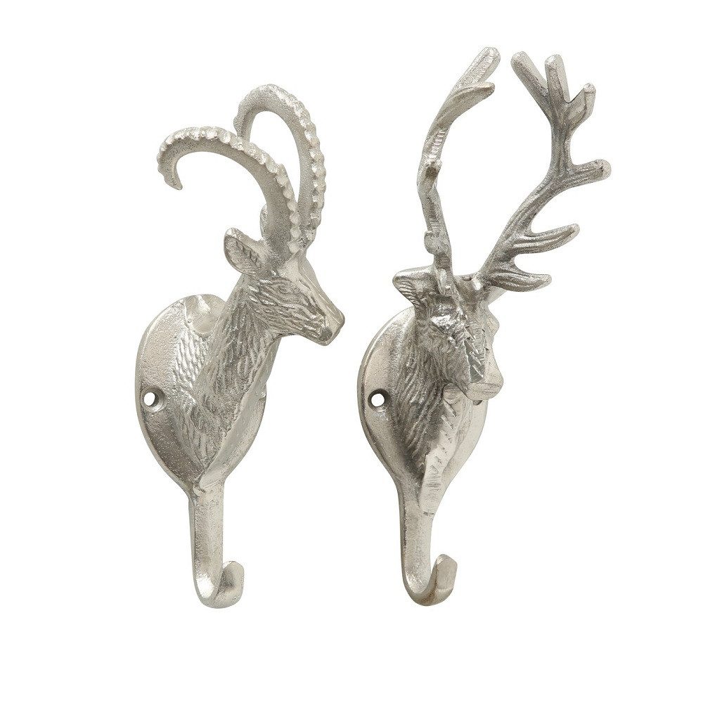 BOLTZE GRUPPE GmbH Wandhaken Garderobehaken Wandhaken Metall Hirsch Gams H günstig online kaufen