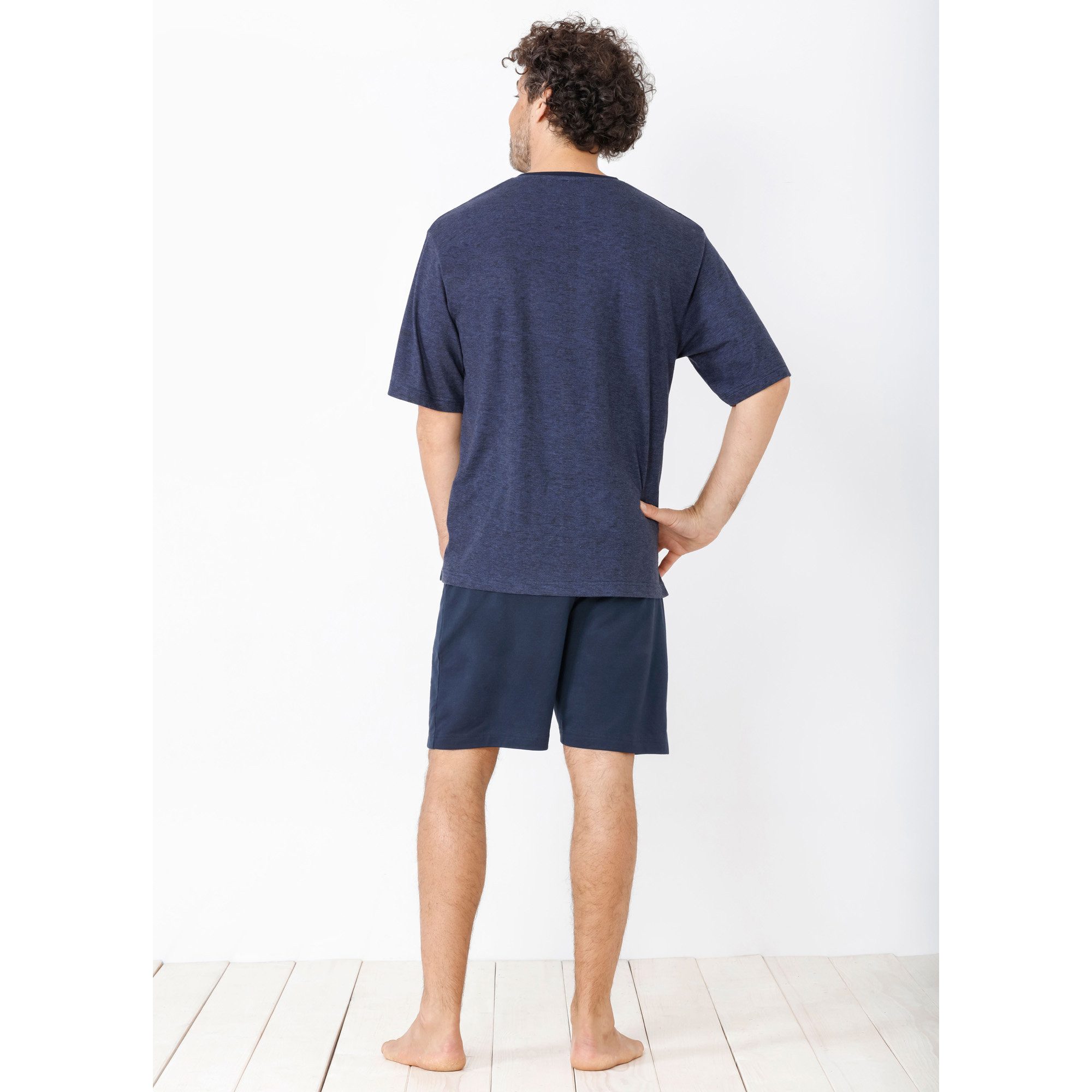 Hajo Pyjama Herren-Shorty Single-Jersey Streifen günstig online kaufen