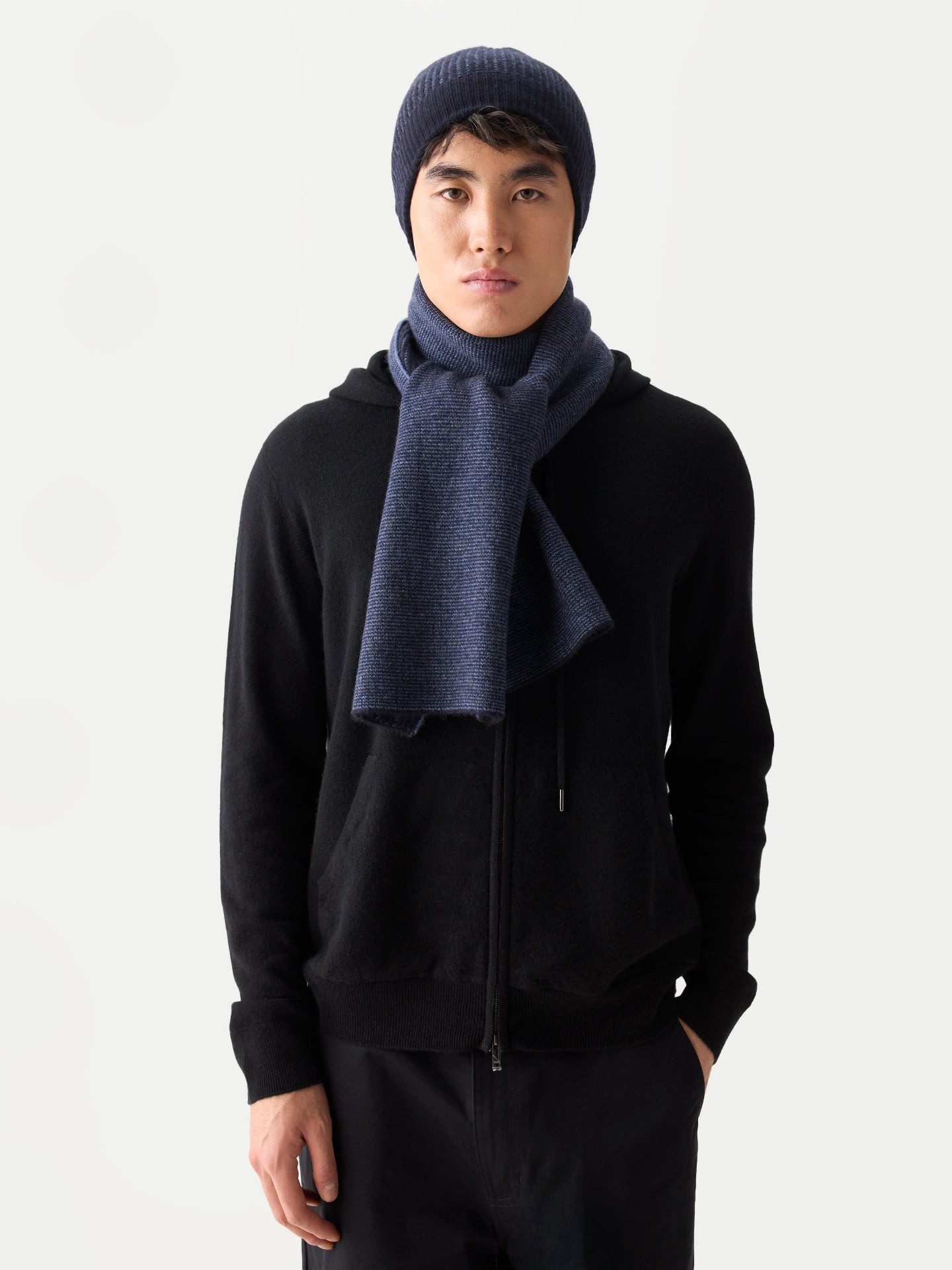 GOBI Cashmere Beanie Kaschmir-Mütze im Rippenstrick
