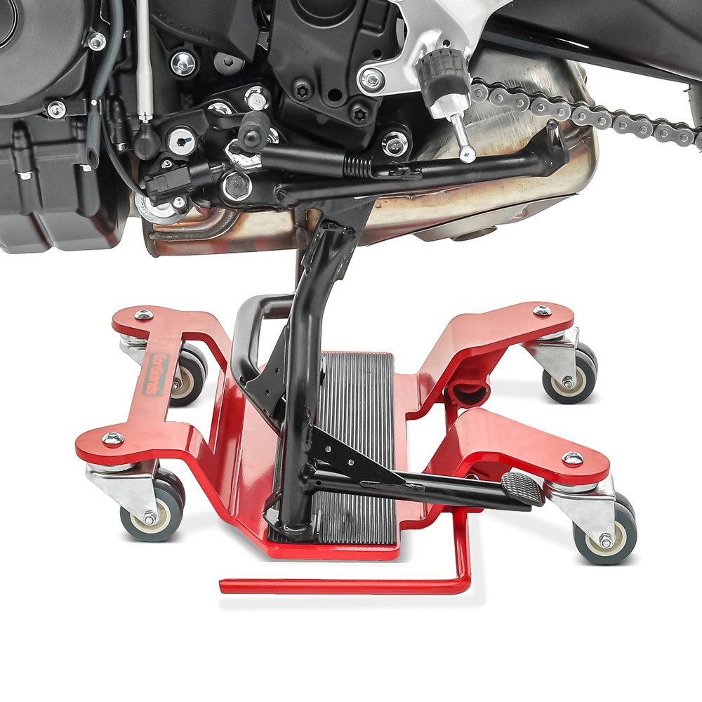 ConStands Motorradheber Central Mover - Motorrad Rangierhilfe für Hauptständer Parkhilfe DPLB