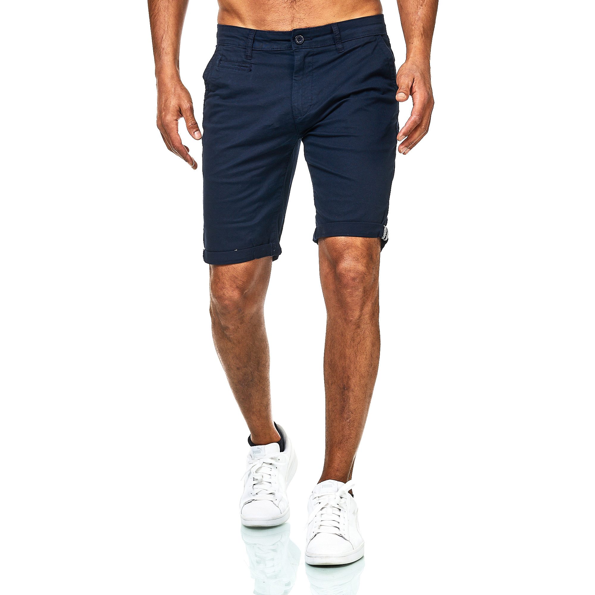 D'MARO Chinoshorts Kurze Hosen Herren - Shorts Männer - Sommer-Hose Elastha günstig online kaufen