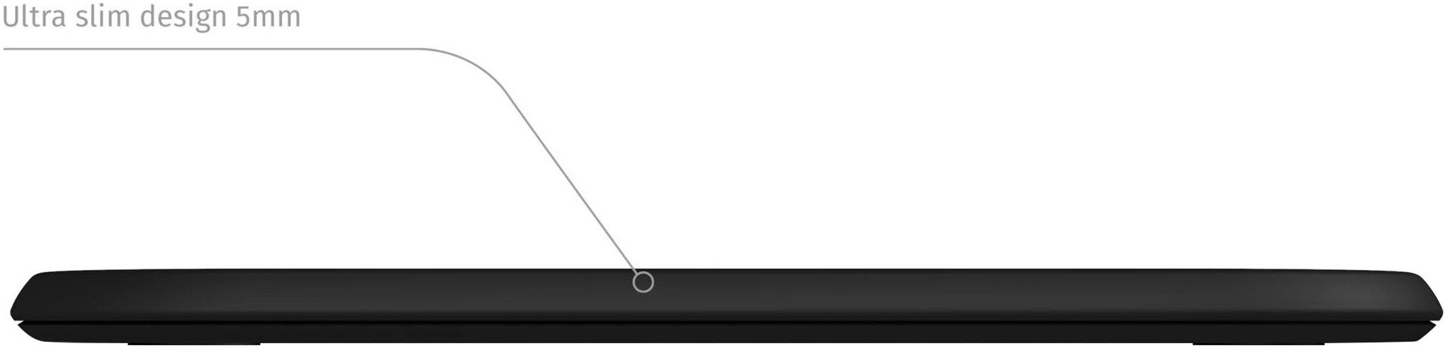 Zens Einzelnes schnelles kabelloses Ladegerät Slim-Line Smartphone-Ladegerät