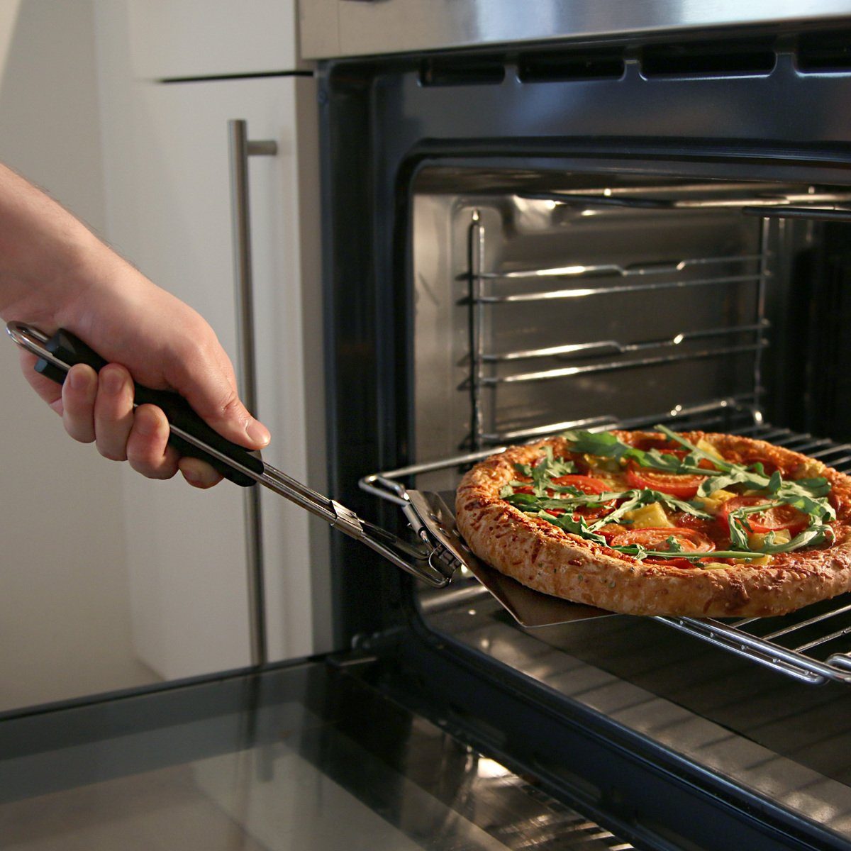 Grill 46x18 Faltbare Backschaufeln cm, aus Navaris auch Pizzaschaufel für Edelstahl,