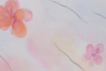 KUNSTLOFT Gemälde Floral Beauty 60x90 cm, Leinwandbild 100% HANDGEMALT Wandbild Wohnzimmer