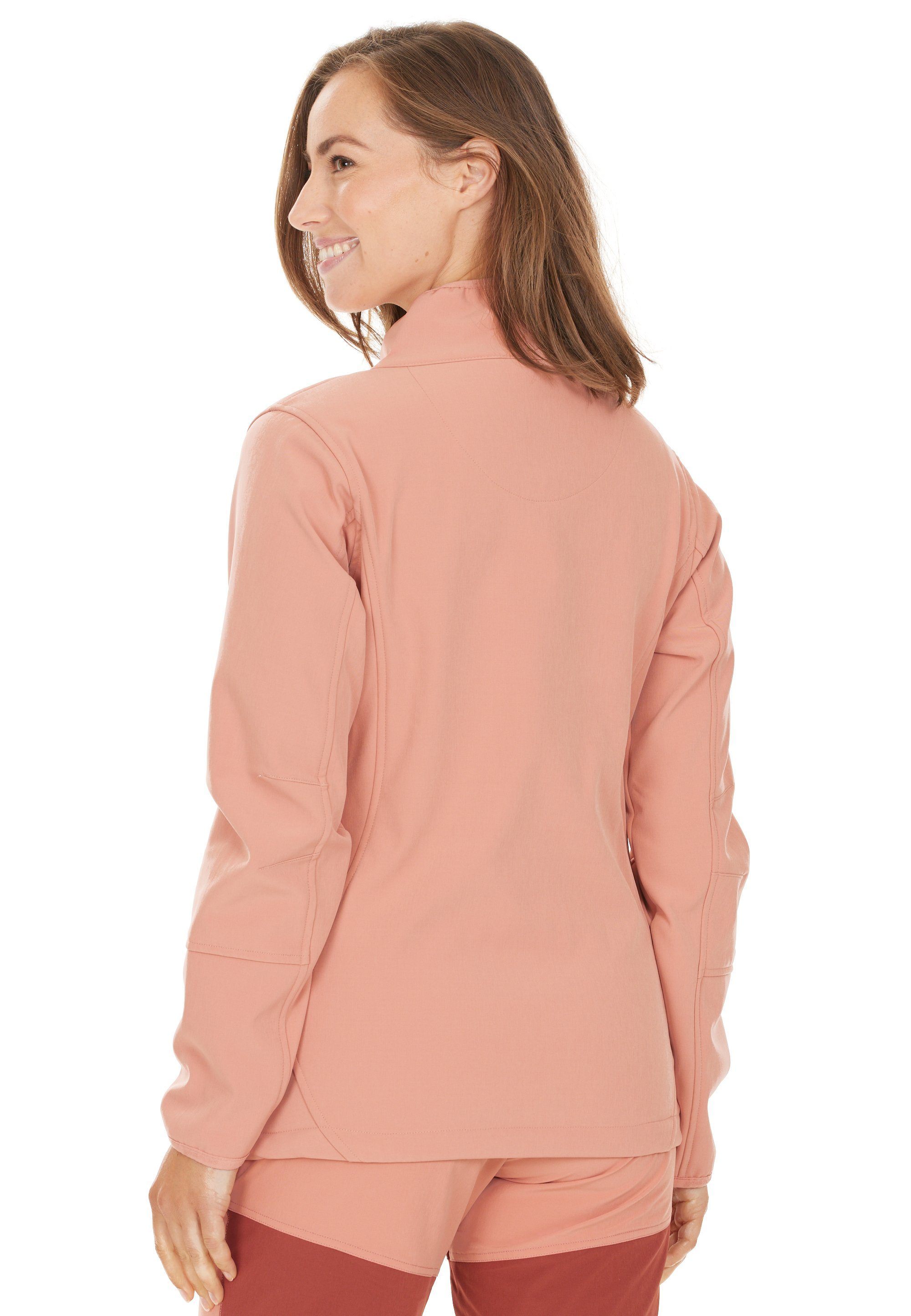 WHISTLER rosa Funktionsmaterial Covina und mit wasser- winddichtem Softshelljacke