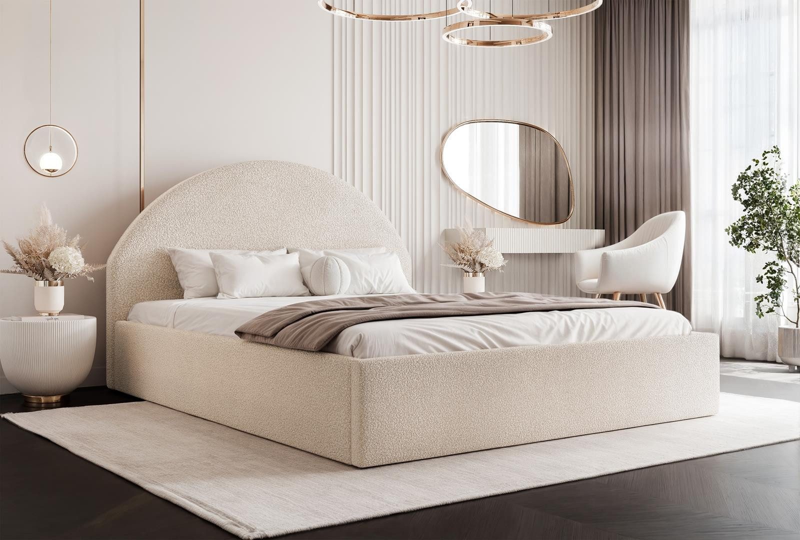 Compleo Polsterbett Designer Polterbett CLARA, mit günstig online kaufen