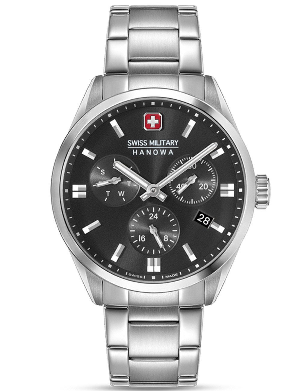 Quarzuhr Swiss Military Hanowa SMWGK0005601 Herrenuhr Roadrunner Advanced 43mm Swiss Military Hanowa SMWGK0005601 Herrenuhr Roadrunner Advanced 43mm 10ATM