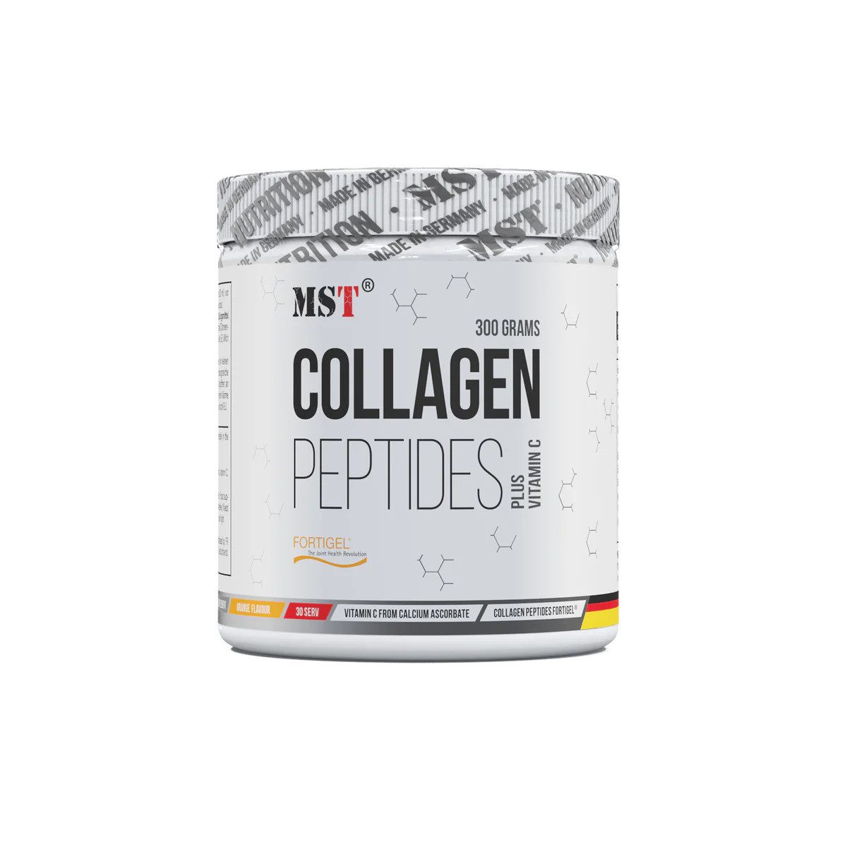 MST Nutrition Collagen Peptides Fortigel 300g - Orange Pulver, 300 g, Pulver