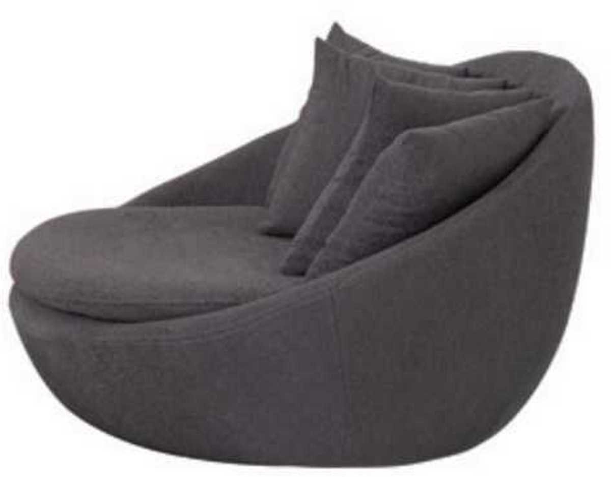 JVmoebel Sessel Sessel Polster Sitzer Modern Design Grau Lounge Luxus (1-St., Sessel), Made in Europa