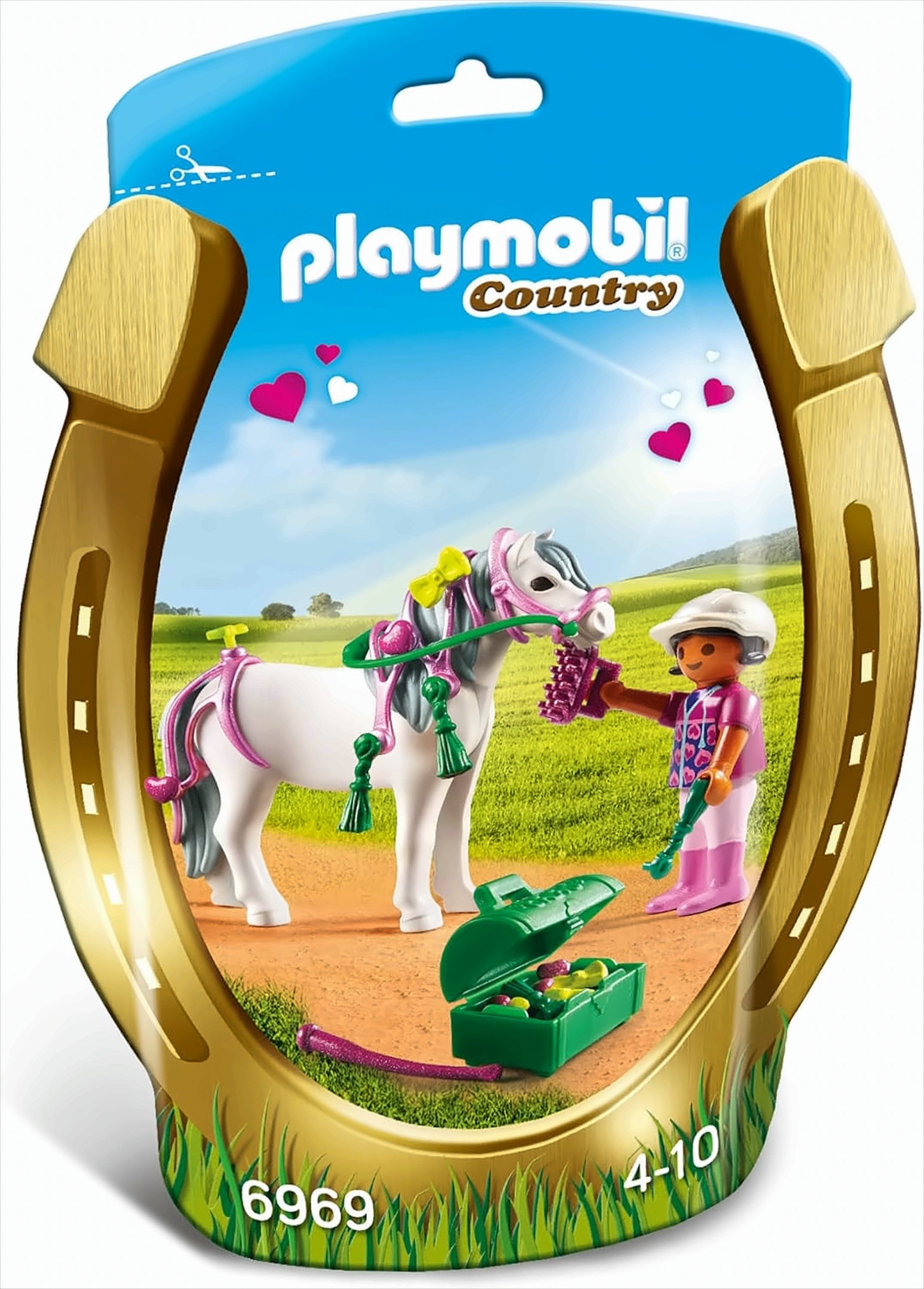Playmobil® Spiel PLAYMOBIL Country 6969 Schmück-Pony Herzchen