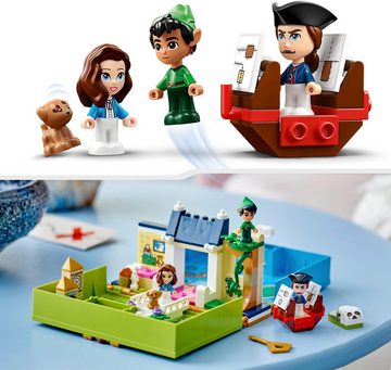 LEGO® Konstruktionsspielsteine Peter Pan & Wendy Märchenbuch-Abenteuer (43220), LEGO® Disney Classic, (111 St)