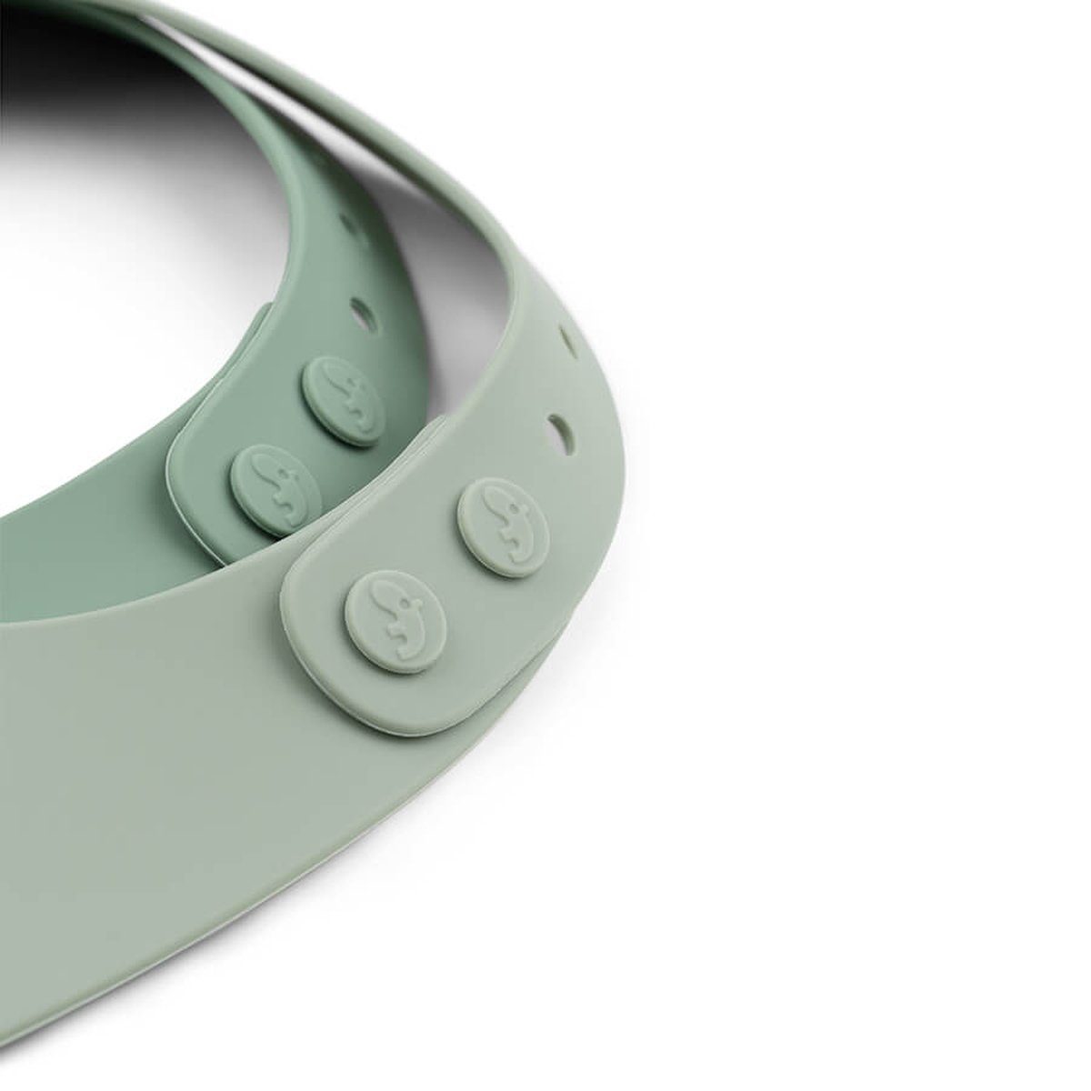 Done by Deer Lätzchen Silikon Latz Set Croco Green 2 Stück Sabberlatz mit Auffangschale