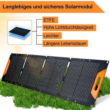 Randaco Solarmodul Faltbares Solarmodul Solar Modul 120W Solarpanel für Powerstation, 120,00 W