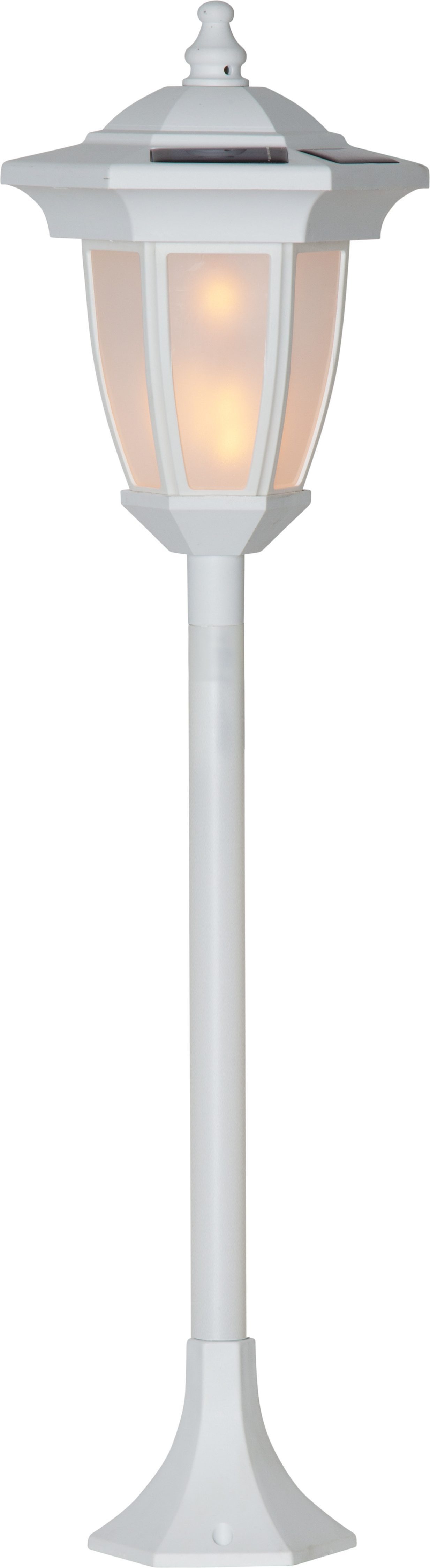 STAR TRADING LED Solarleuchte Solarlampe Flame, Tageslichtsensor, LED fest integriert, Extra-Warmweiß, mit Flammen-Effekt als Hänge-, Tisch-, Boden- oder Wegleuchte