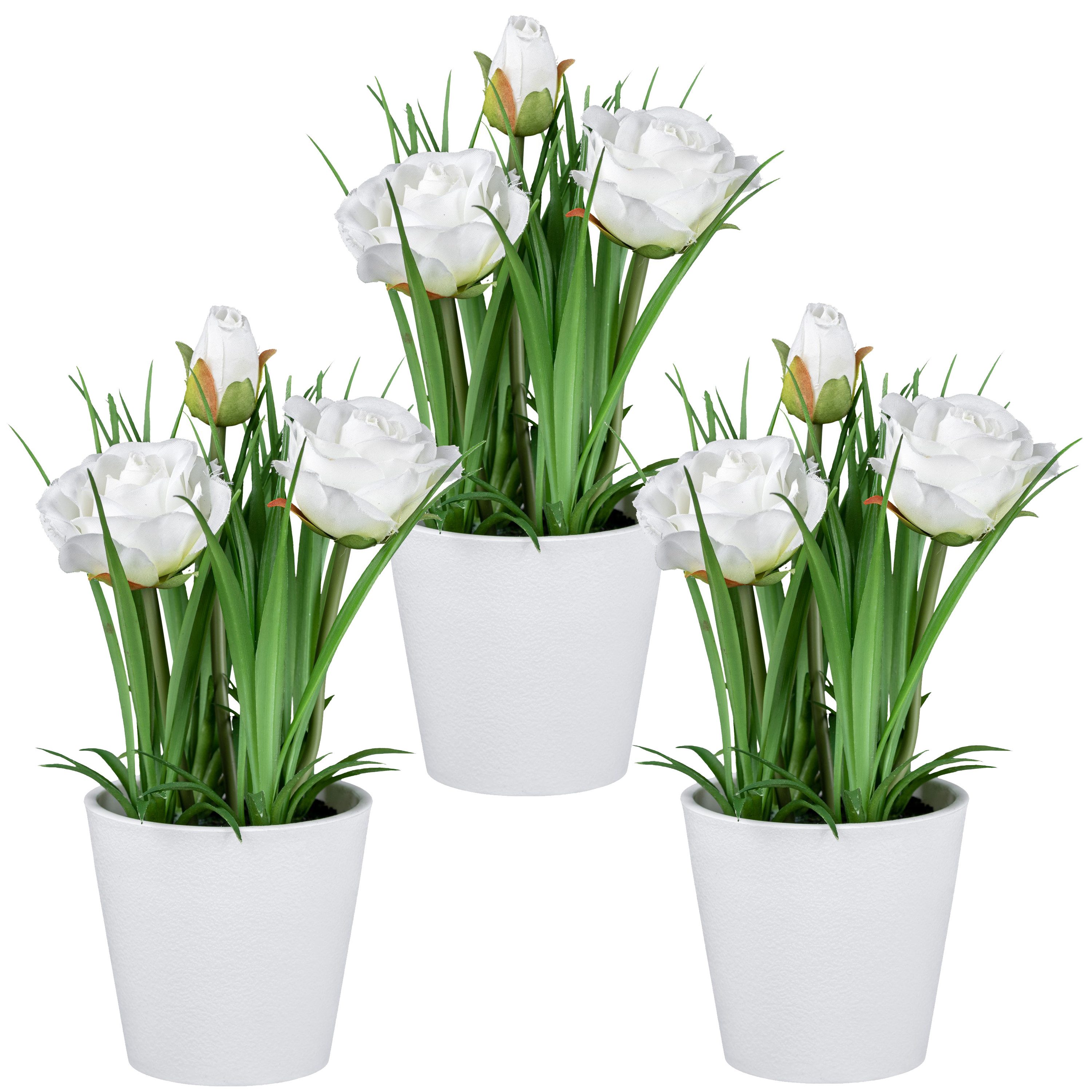 Kunstpflanze Rose, Creativ green, Höhe 22 günstig online kaufen