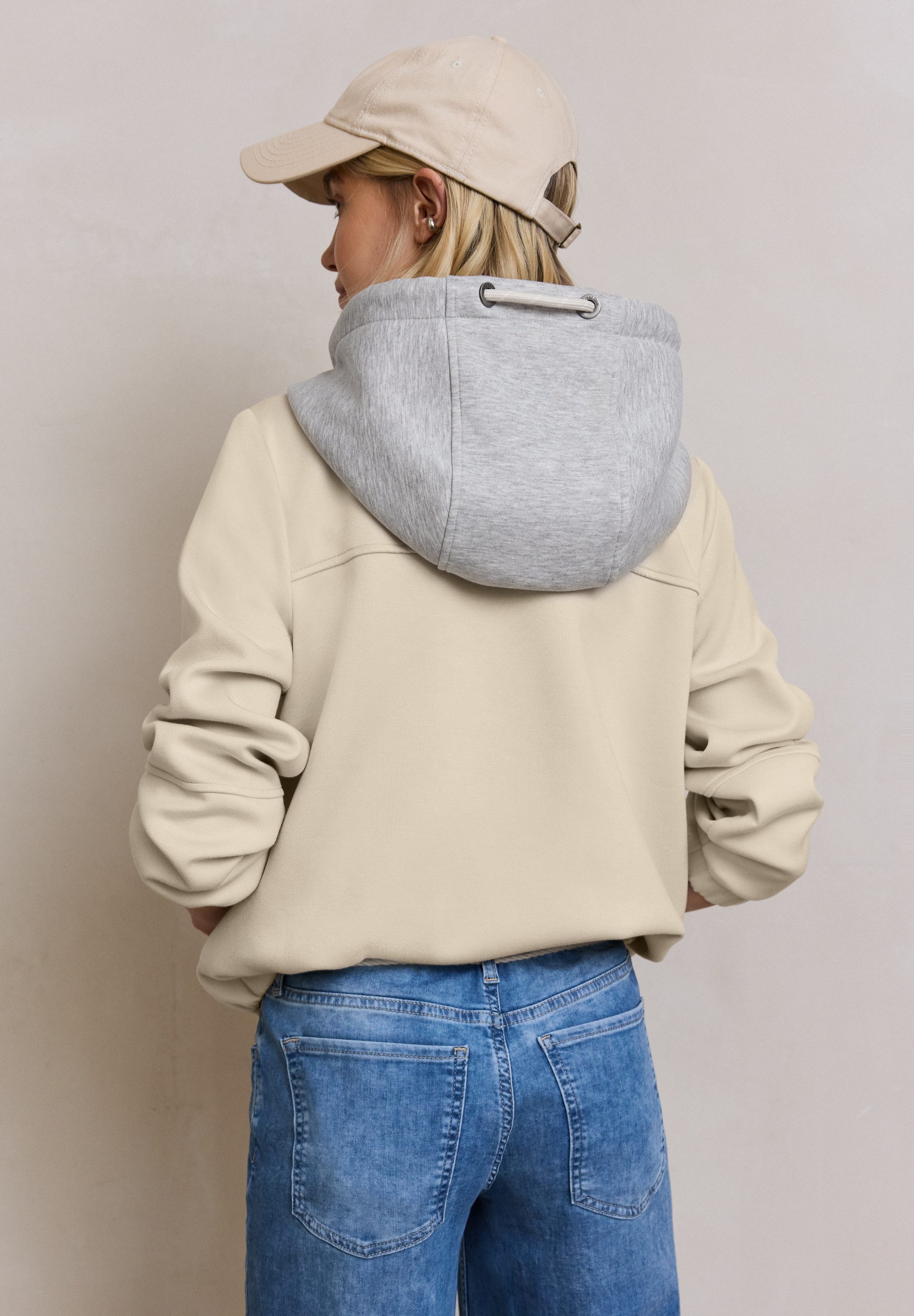 STREET ONE STUDIO Bomberjacke mit Kapuze