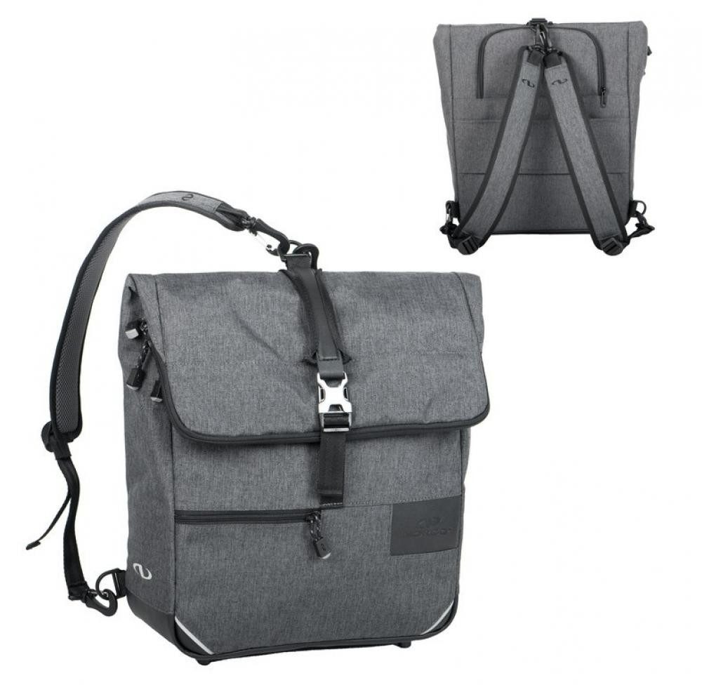 NORCO Fahrradrucksack Norco Rucksack Tasche Portree tweed grau 38x36x13cm 0239UB