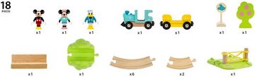 BRIO® Spielzeug-Eisenbahn Micky Maus, (Set, 18-tlg), FSC® - schützt Wald - weltweit