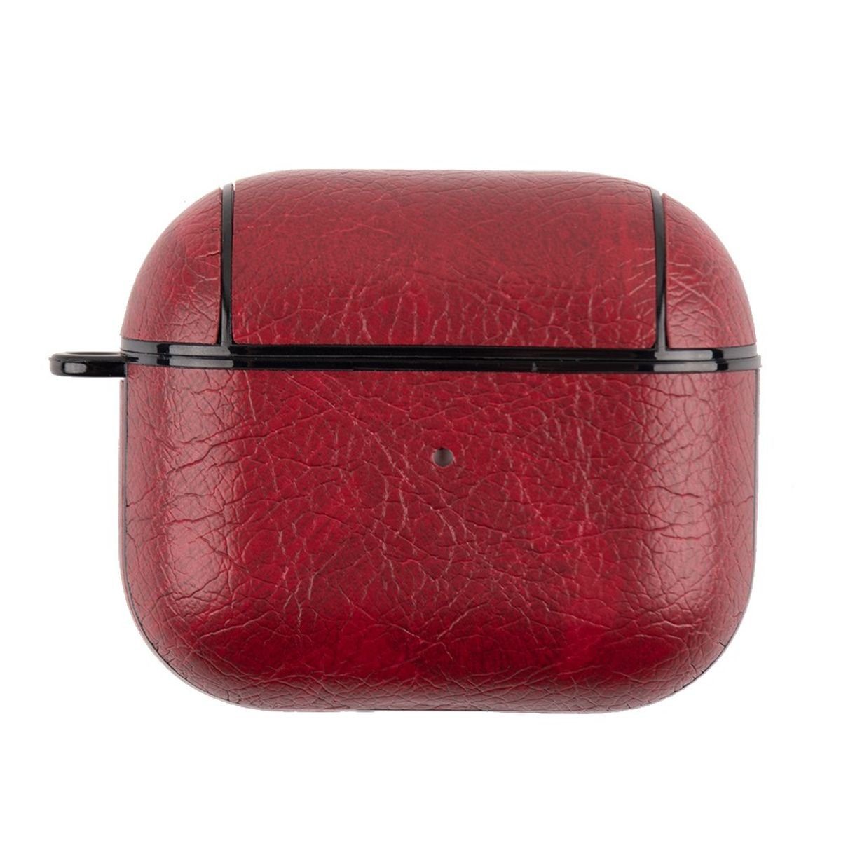 CoverKingz Handyhülle Hülle für Apple AirPods 3 Kunstleder Case Cover Etui Bumper