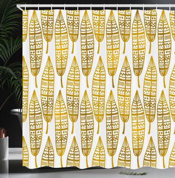Abakuhaus Duschvorhang Moderner Digitaldruck mit 12 Haken auf Stoff Wasser Resistent Breite 175 cm, Höhe 180 cm, Feder Kunstwerk