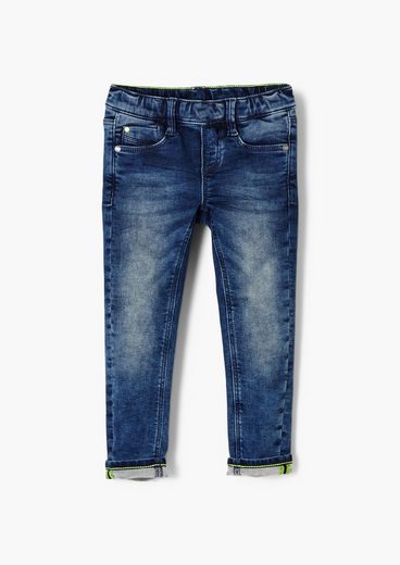 s.Oliver 5-Pocket-Jeans »Slim: Jeans mit Elastikbund«