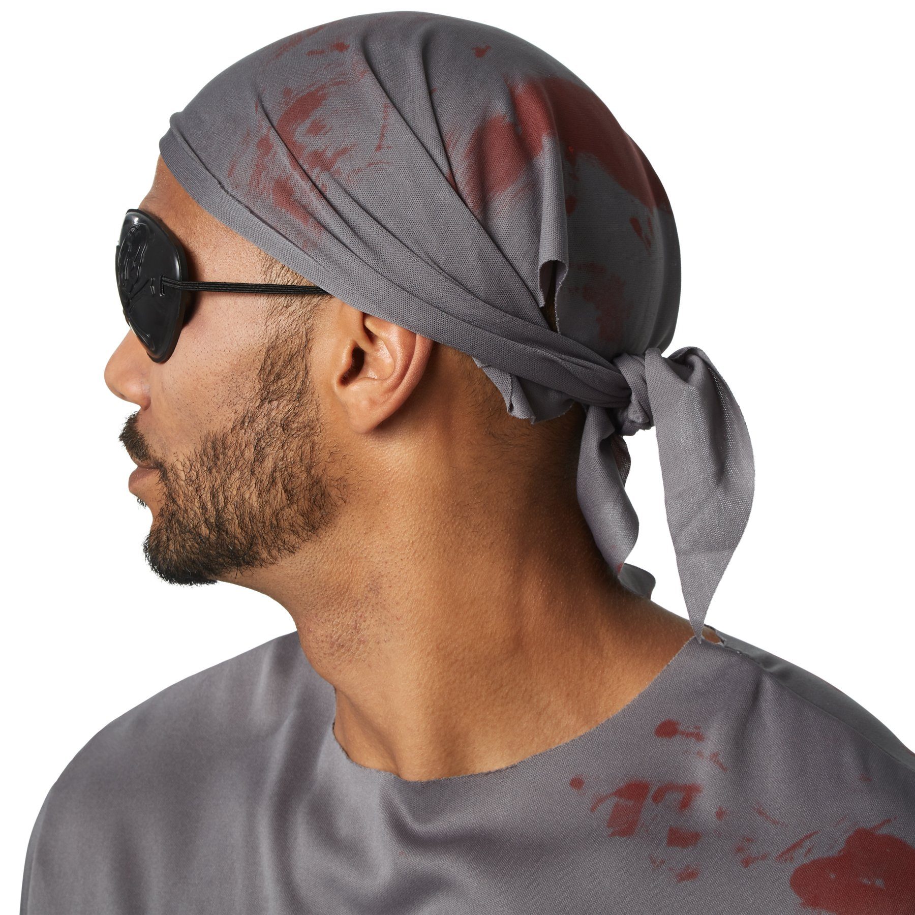 dressforfun Kostüm Herrenkostüm Gruseliger Zombie Pirat, Gruseliges, blutbeschmiertes Piraten-Outfit