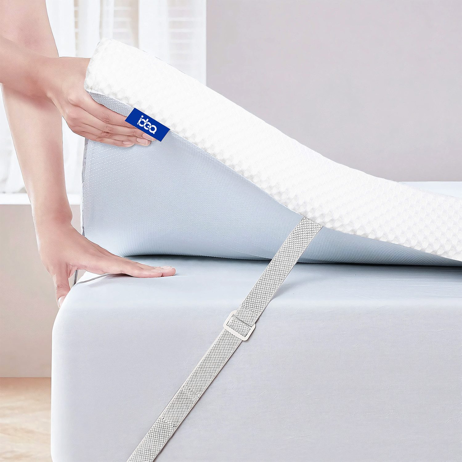 Topper Topper, Gel Matratzen Topper H3/H4 aus 7,5 cm Höhe Memory Foam Gewebe
