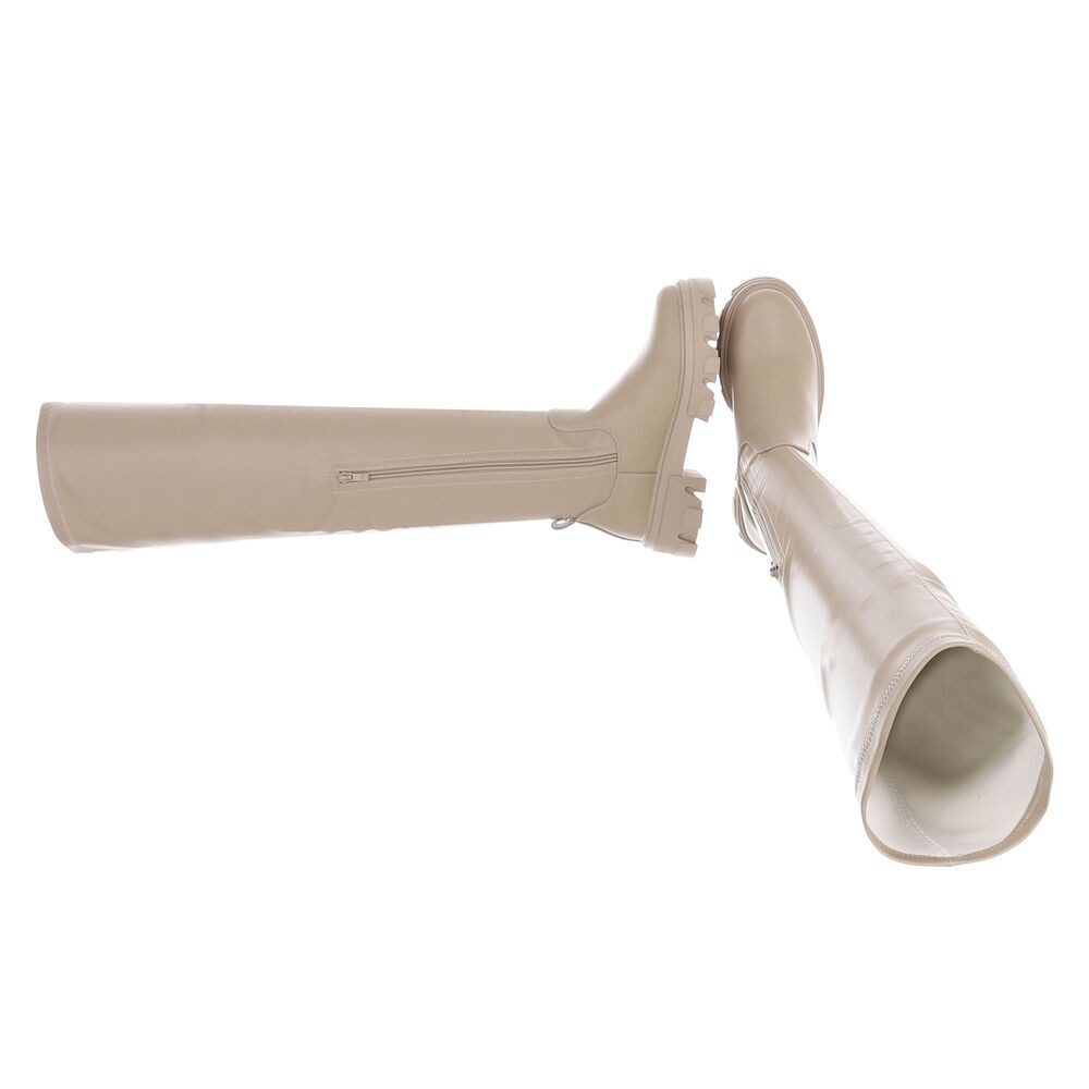 Ital-Design Damen Freizeit Plateaustiefel (87124825) Blockabsatz Overknees günstig online kaufen