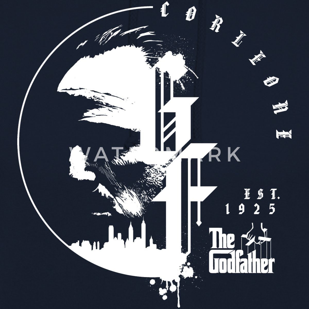 Spreadshirt Hoodie Der Pate The Godfather Don Corleone Logo Mafia Film est. 1925 Unisex H (1-tlg)