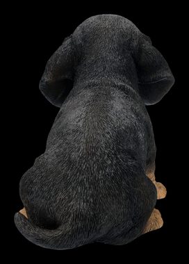 Figuren Shop GmbH Tierfigur Dackel Welpen Figur - Tierdeko Hunde Dekofigur