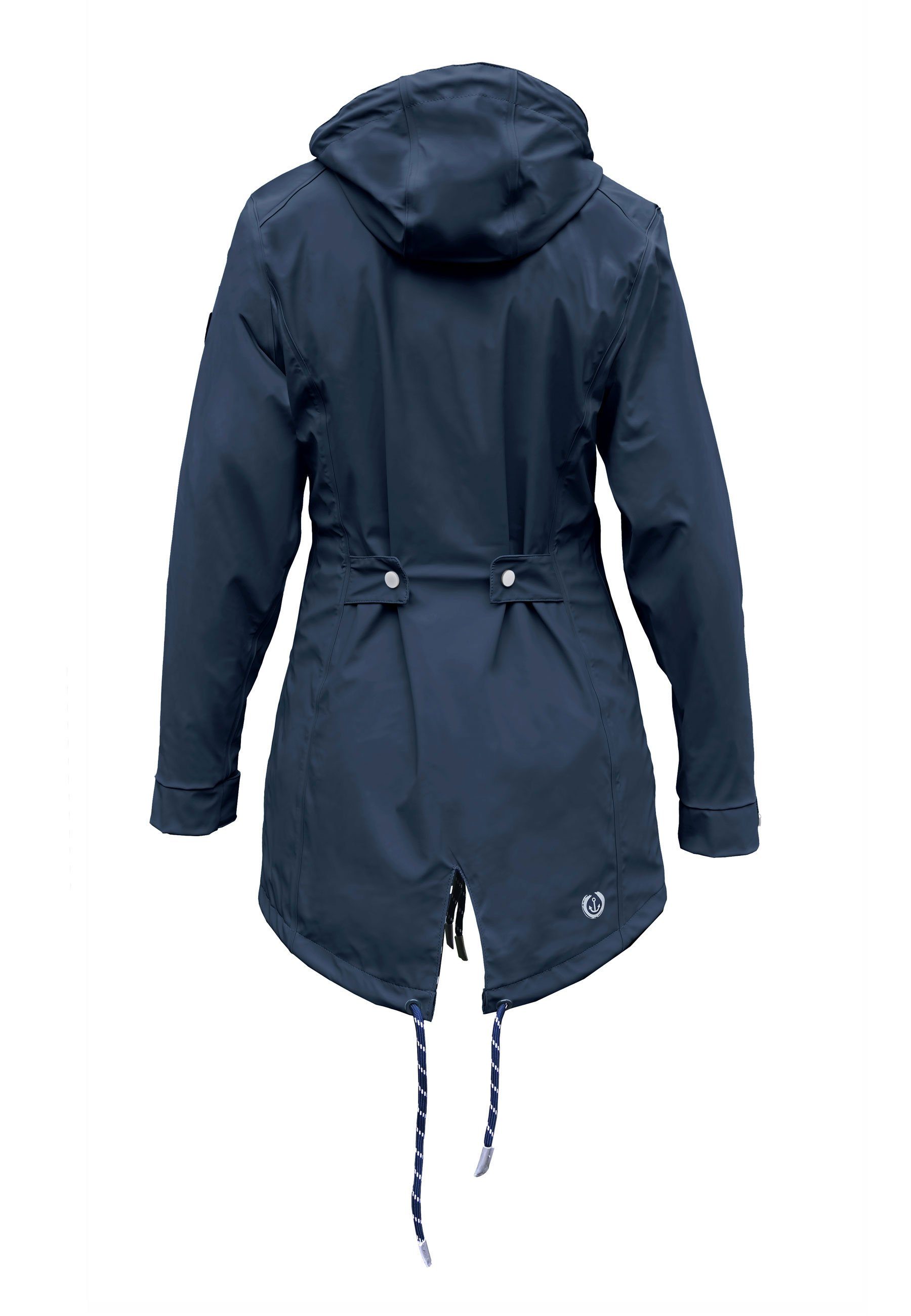 MADSea Regenjacke Friesennerz Navy maritimer Regenmantel wasserdicht und ta günstig online kaufen