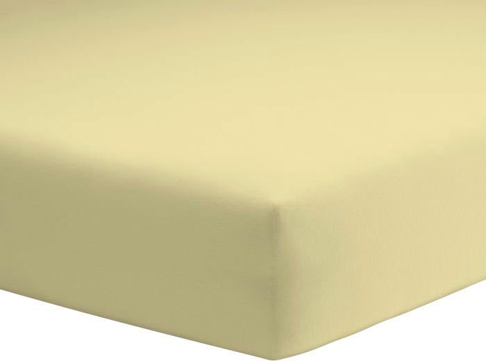 Spannbettlaken Mako-Jersey aus 100% Baumwolle, Bettlaken