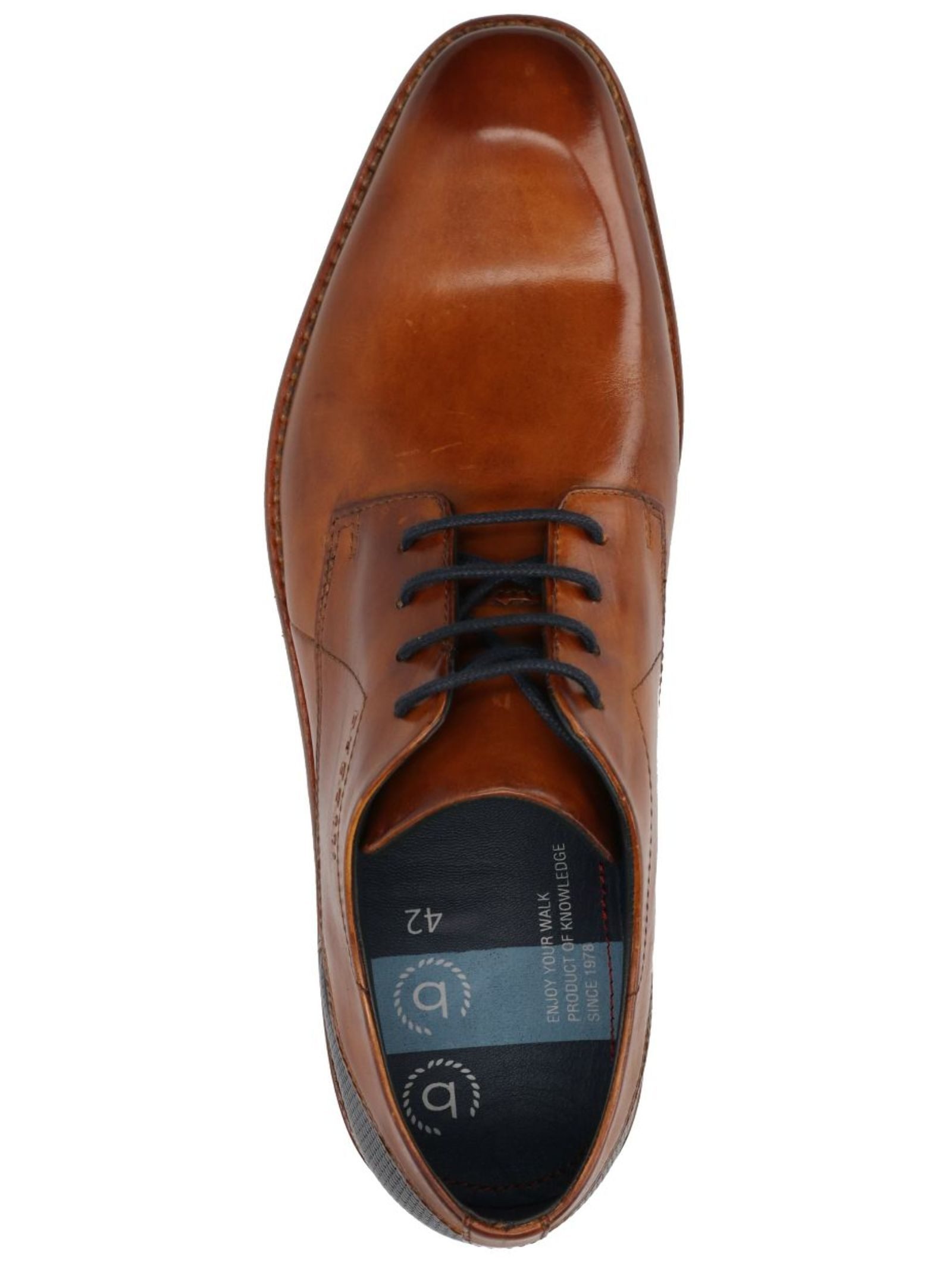bugatti Halbschuhe Nappaleder . Schnürschuh
