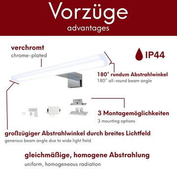 kalb Spiegelleuchte Mera LED Badleuchte Badlampe Spiegellampe Spiegelleuchte 230V, 300mm - Neutralweiss, neutralweiß