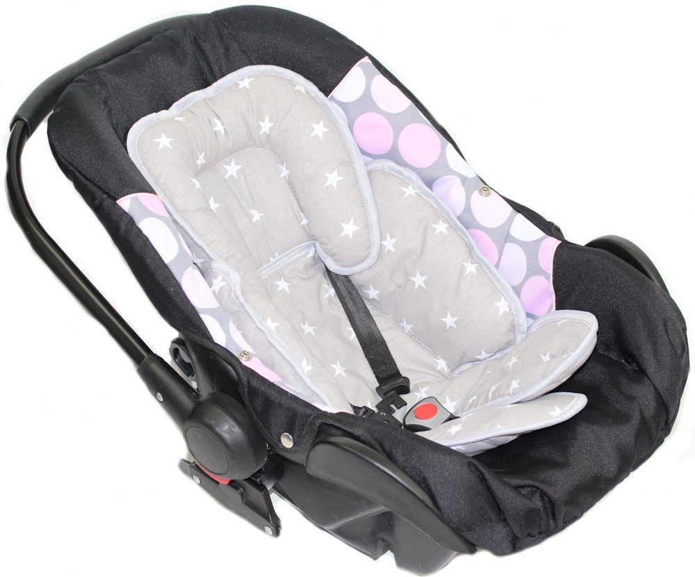 Primawela Sitzverkleinerer Sitzverkleinerer Baumwolle für Auto Kindersitz Baby Schale Einlage